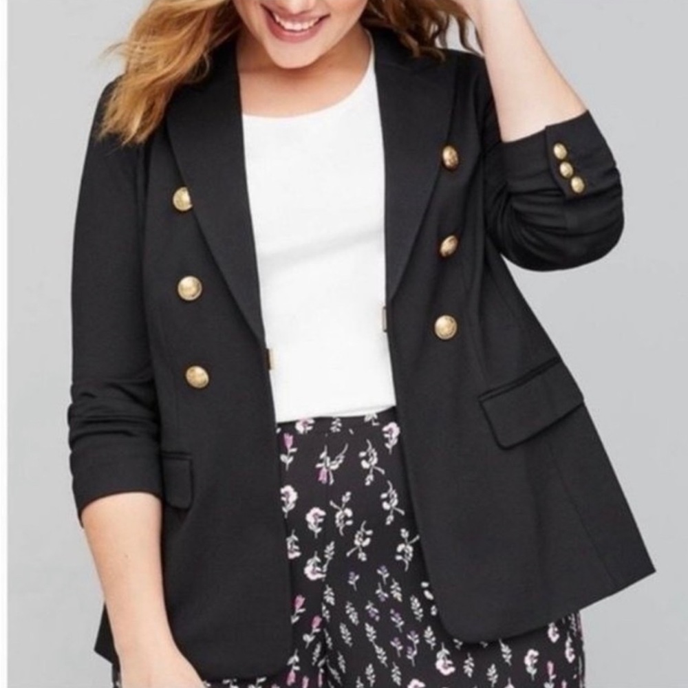 Like New Lane Bryant power Stretch Blazer Jacket